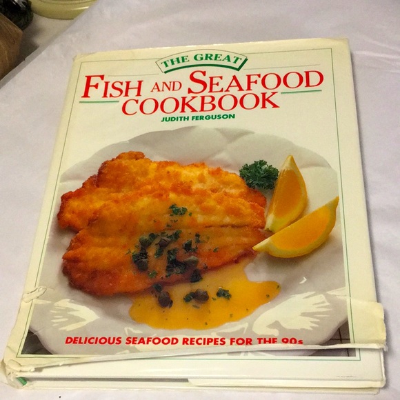 The great fish and seafood cookbook hardback color pics w dust over Vintage 1992 - Picture 12 of 17
